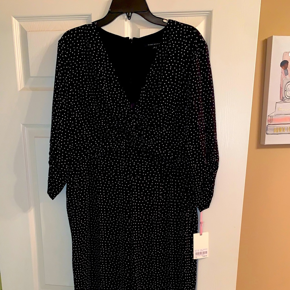 Black with white squares jumpsuit